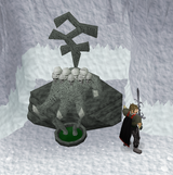 The altar to Bandos in General Graardor's chamber.