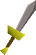 A detailed image of the steel dagger.