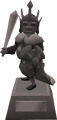 A statue of King Healthorg as found in the Warriors' Guild.