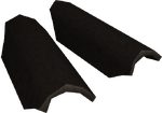 Detailed image of Black dragonhide vambraces