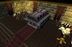 Count Draynor's coffin