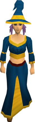 A player with the Blue skirt (g) equipped