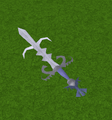An up close view of the Armadyl Godsword.