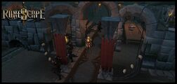 The Black Knights' Base and as such likely Taverley Dungeon being graphically revamped. Also take note on the tweaks to Bandos armour and the black knights.(Released 9 October 2012)