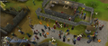 Scene in Edgeville on the day of the event.