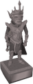 A statue of King Healthorg as found in the Gnome Stronghold.