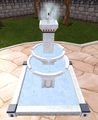 The fountain at the Grand Exchange.