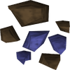 A detailed image of some blurite ore