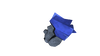 A detailed image of an uncut lapis lazuli.