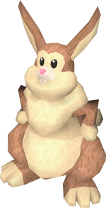 The Easter Bunny in the 2011 Easter event.