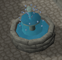 A fountain in Varrock Palace.