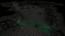 A tunnel leading to the Tears of Guthix cavern.