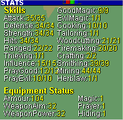 The skills screen prior to 2001 in the first weeks of RSC.
