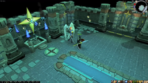 The updated Saradomin's Encampment in the God Wars Dungeon. (Released 5 September 2012
