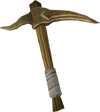 A detailed image of a bronze pickaxe.